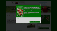 Desktop Screenshot of karensgardentips.com